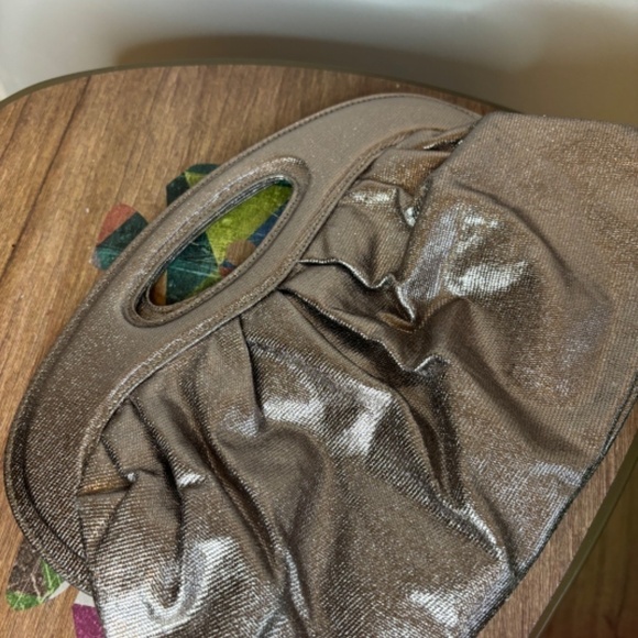 Bijoux Terner, Vintage Metallic Silver, Evening Clutch Purse, small - Picture 3 of 7